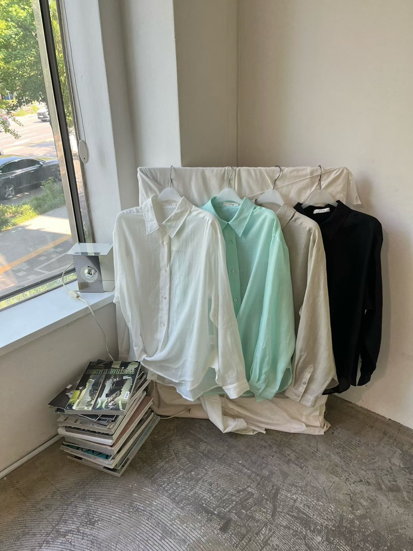 TUG東大門實拍韓國女裝新品休閑熱賣26夏季人氣襯衫蕾絲衫TUG襯衫/蕾絲衫