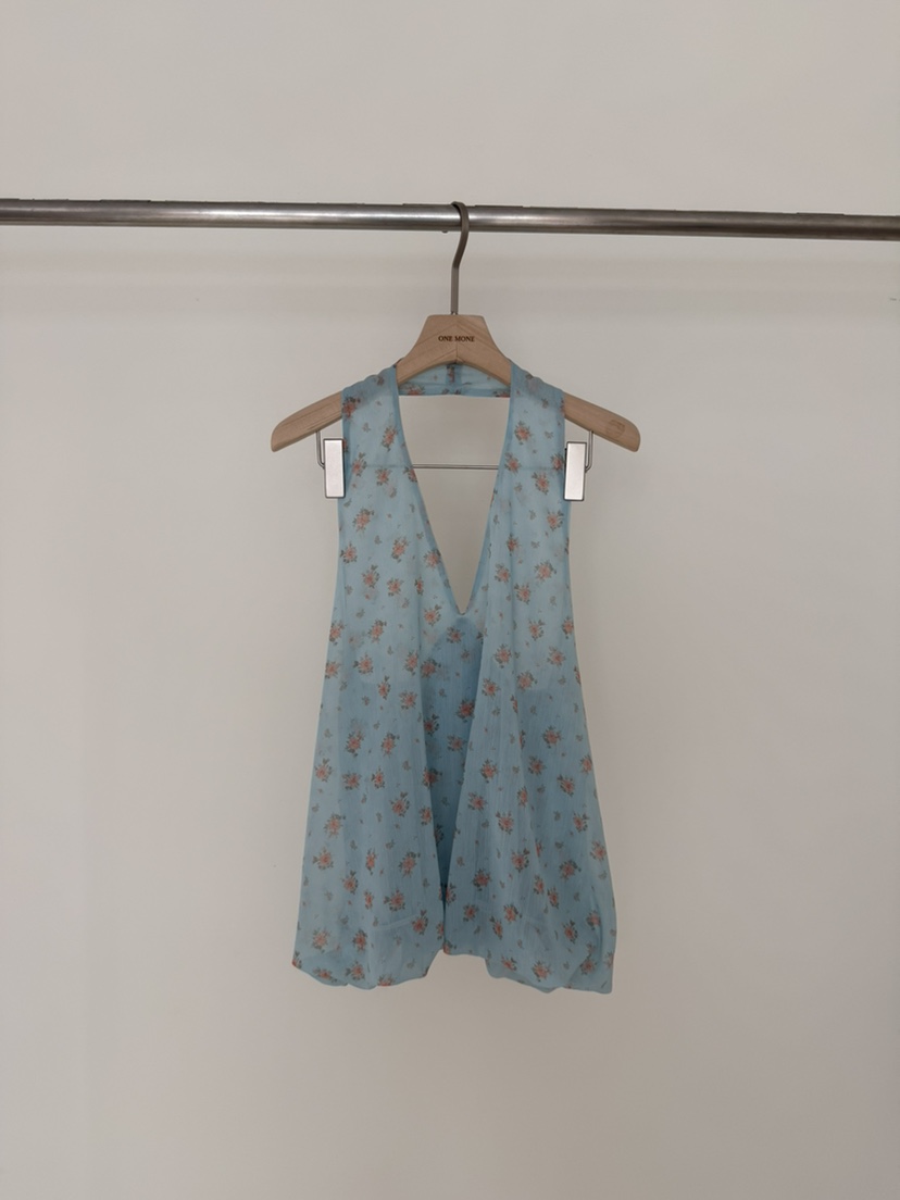 ONE MONE韓國代購女裝新品推薦熱賣人氣26夏季休閑吊帶背心ONE MONE吊帶/背心圖色1