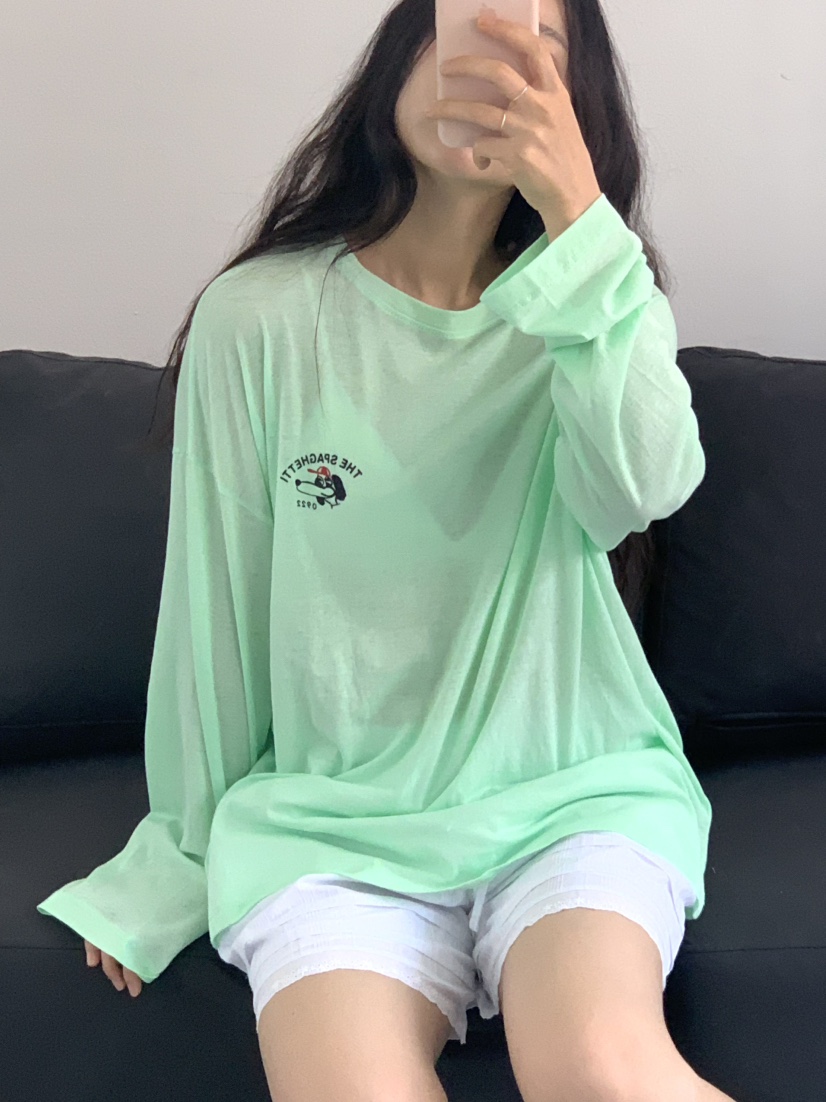 SPAGHETTI韓國直郵女裝新款26夏季推薦休閑人氣時尚長袖T恤spaghetti長袖T恤圖色6