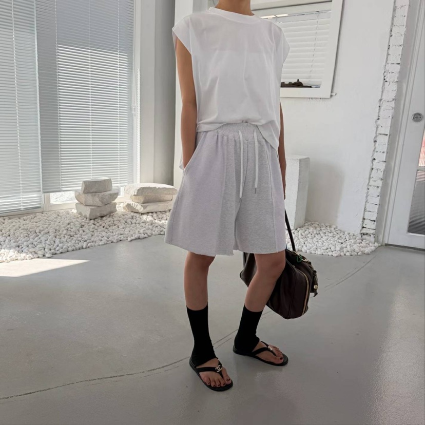 BANY ANCO韓國直郵女士新款時尚休閑熱賣人氣26夏季短褲毛圈BANY ANCO短褲