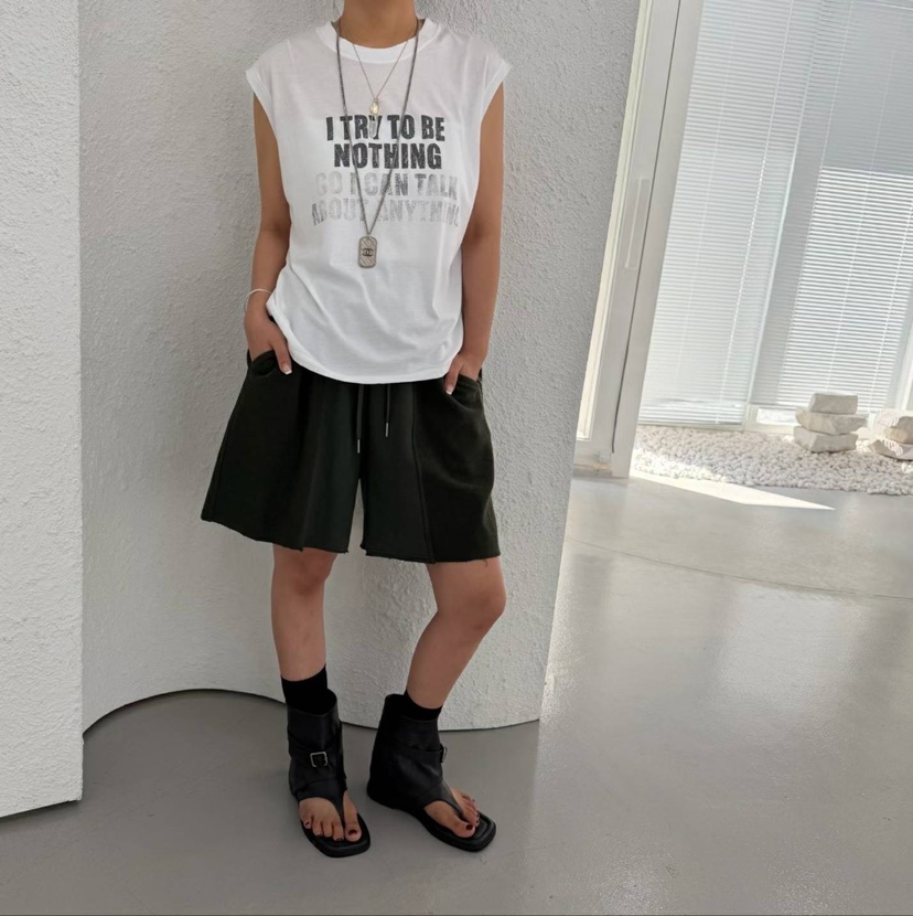 BANY ANCO韓國直郵女士新款時尚休閑熱賣人氣26夏季短褲毛圈BANY ANCO短褲