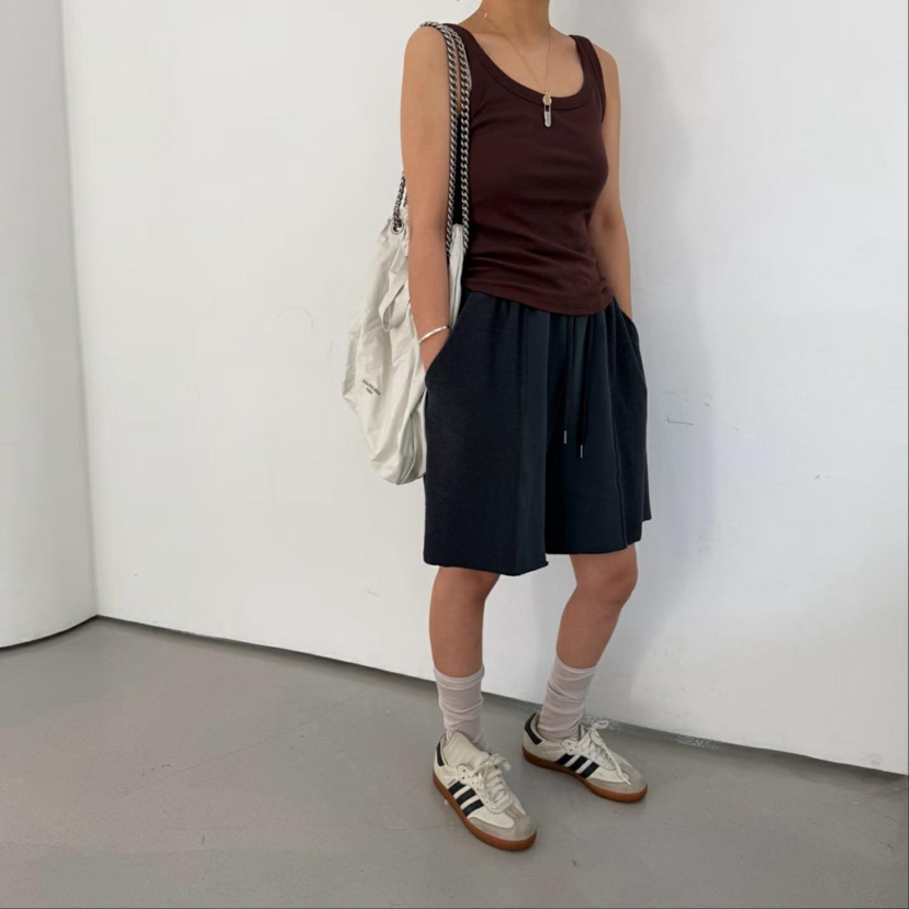 BANY ANCO韓國直郵女士新款時尚休閑熱賣人氣26夏季短褲毛圈BANY ANCO短褲