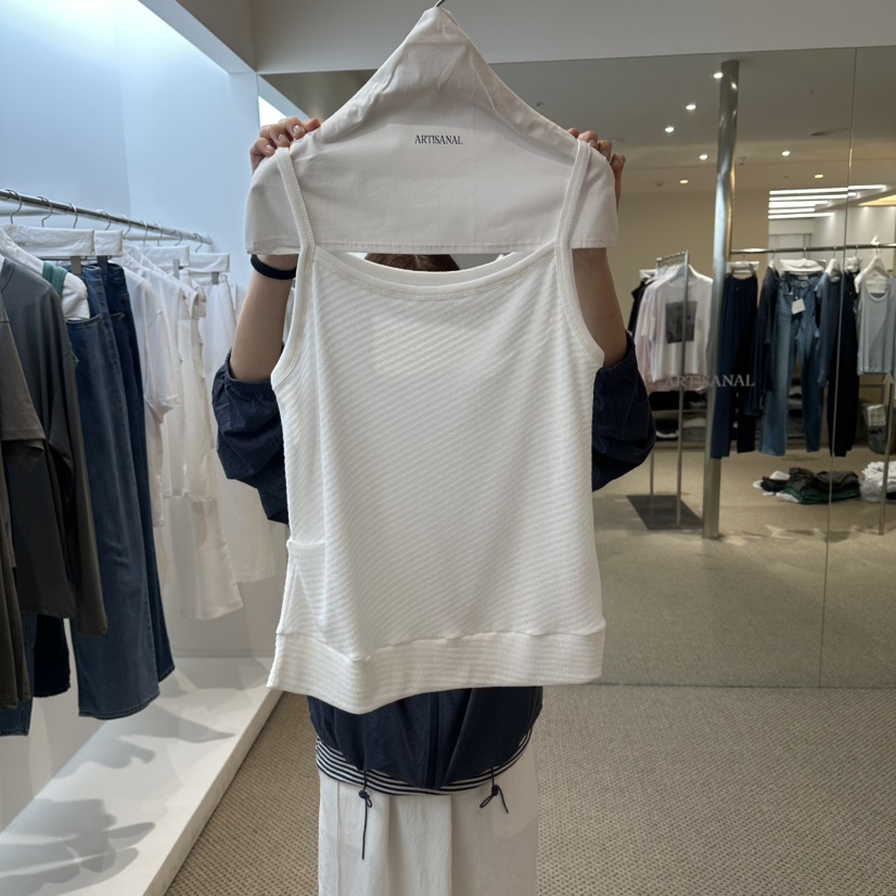 ARTISANAL韓國東大門代購女裝新款26夏季熱賣時尚吊帶背心ARTISANAL吊帶/背心圖色1