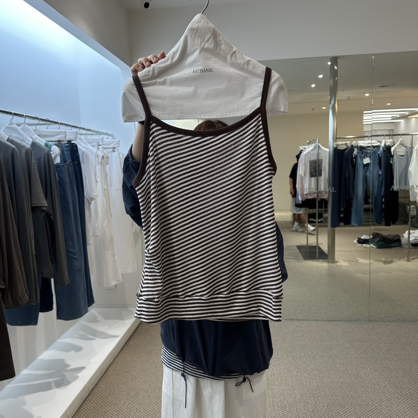ARTISANAL韓國東大門代購女裝新款26夏季熱賣時尚吊帶背心ARTISANAL吊帶/背心圖色3