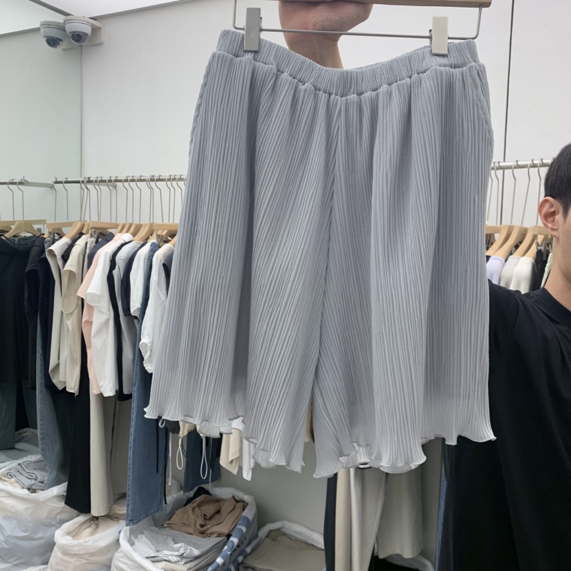 MOI-A韓國直郵女士新款時尚人氣26夏季休閑熱賣短褲褶裥MOI-A短褲圖色2