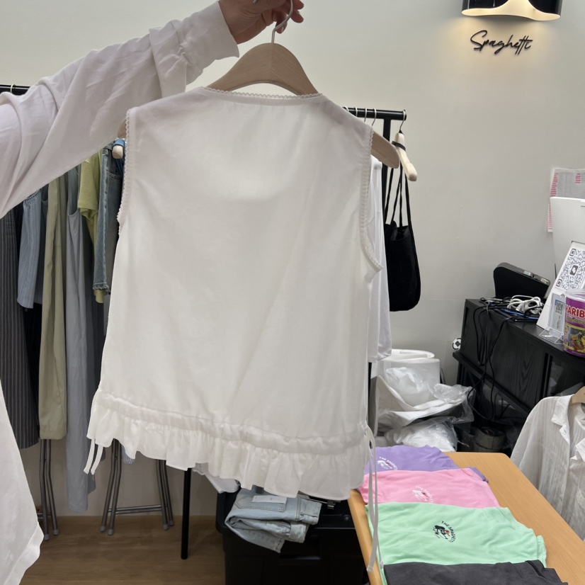 SPAGHETTI韓國直郵女士新款休閑時尚熱賣26夏季人氣吊帶背心spaghetti吊帶/背心