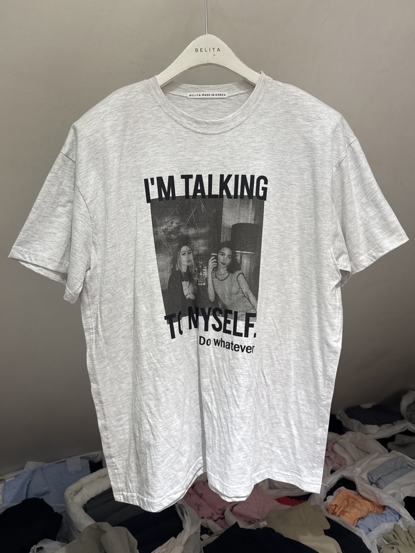 BELITA-L韓國直郵女裝新款26夏季人氣休閑推薦熱賣T恤印花BELITA-LT恤圖色1