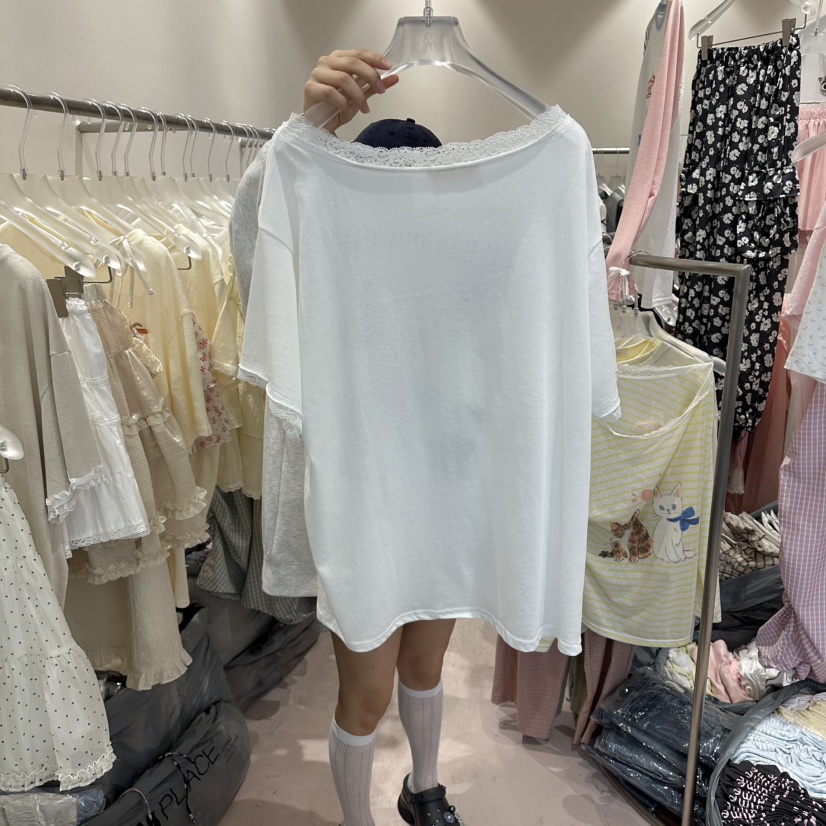 MIMME/LOOKK韓國東大門代購女士新款時尚26夏季熱賣人氣T恤MIMME/LOOKKT恤