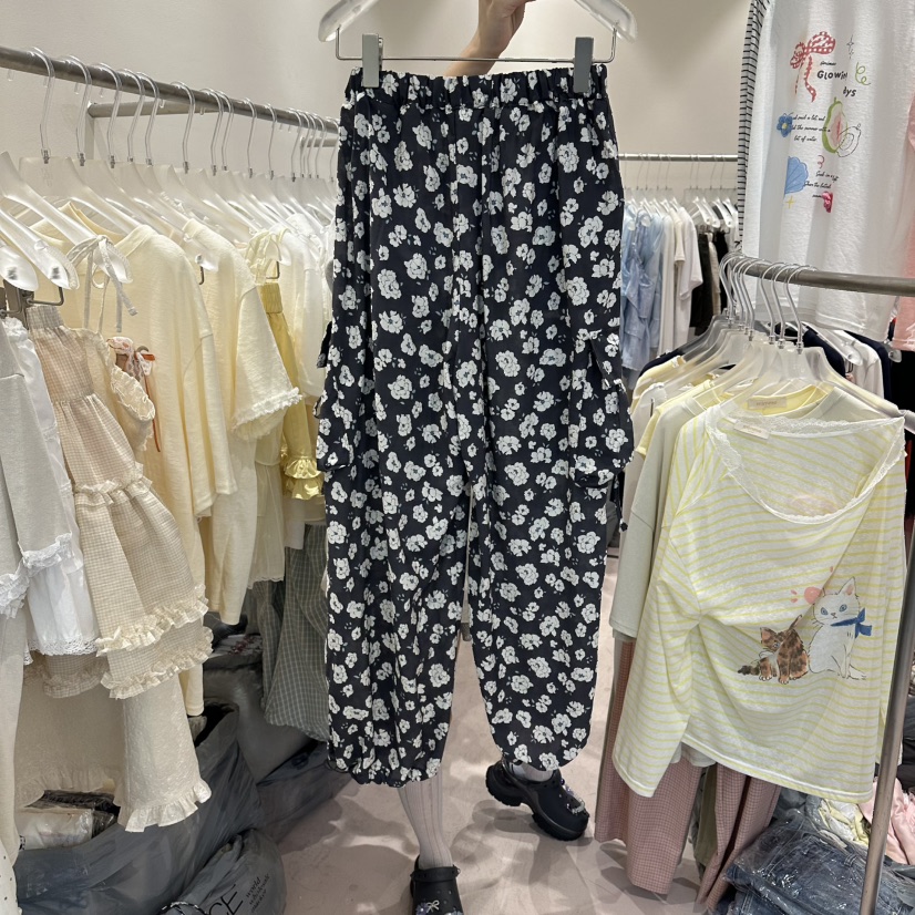 MIMME/LOOKK東大門實拍韓國女裝新品人氣休閑26夏季休閑褲MIMME/LOOKK休閑褲