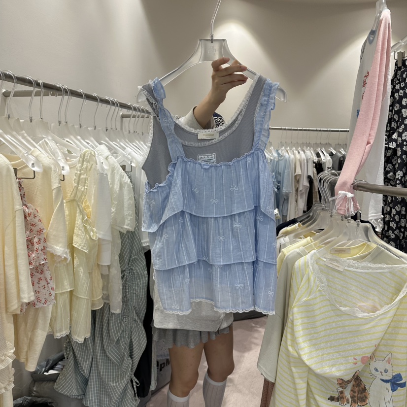 MIMME/LOOKK韓國代購女士新款熱賣推薦人氣吊帶背心無袖MIMME/LOOKK吊帶/背心圖色3