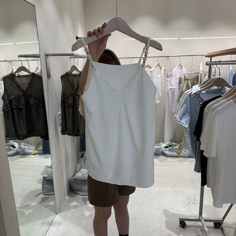 Color B韓國直郵實拍女裝新品時尚休閑26夏季推薦吊帶背心Color B吊帶/背心圖色1