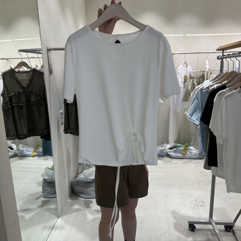 Color B韓國直郵女裝新品人氣時尚休閑推薦熱賣26夏季T恤Color BT恤圖色1