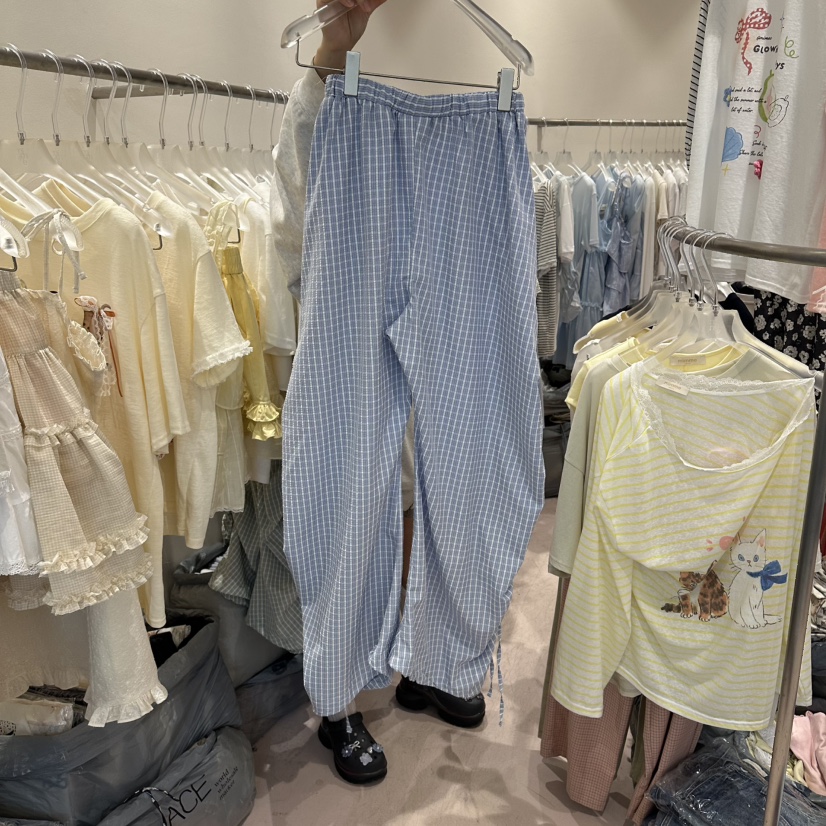 MIMME/LOOKK韓國東大門直郵女士新品熱賣26夏季人氣休閑褲MIMME/LOOKK休閑褲