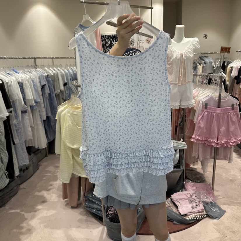 MIMME/LOOKK韓國東大門代購女士新款26夏季吊帶背心不含內搭MIMME/LOOKK吊帶/背心