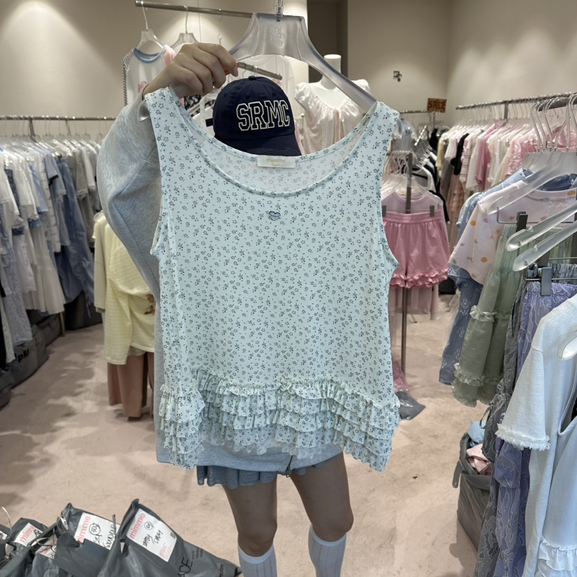 MIMME/LOOKK韓國東大門代購女士新款26夏季吊帶背心不含內搭MIMME/LOOKK吊帶/背心圖色1