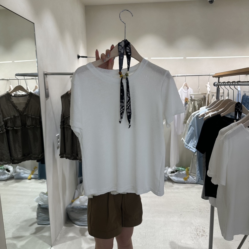 Color B韓國東大門直郵女士新款時尚熱賣人氣推薦休閑T恤Color BT恤圖色1