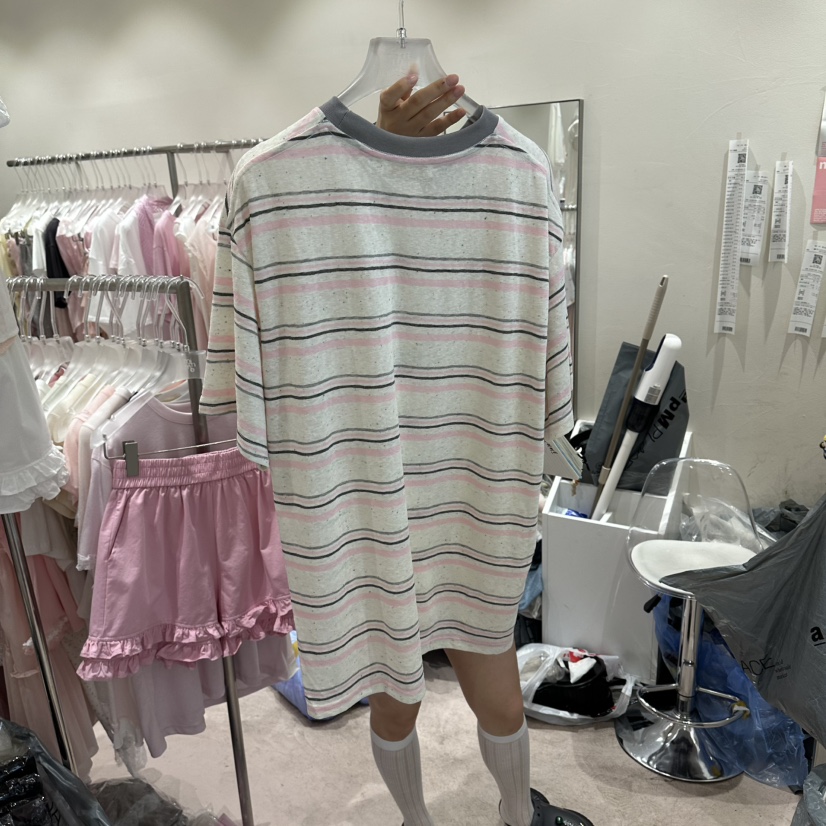 MIMME/LOOKK韓國直郵女士新品26夏季熱賣人氣休閑T恤狗狗MIMME/LOOKKT恤