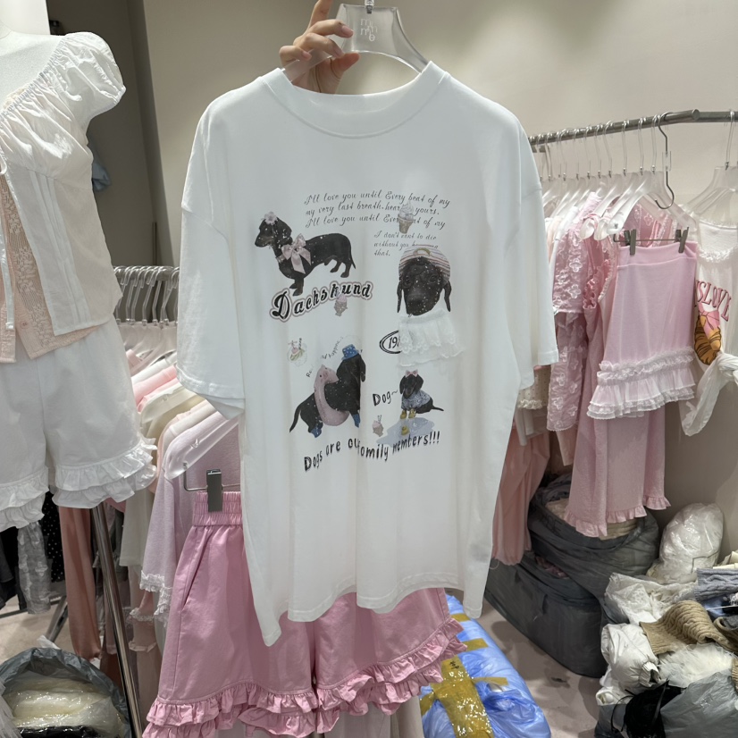 MIMME/LOOKK韓國東大門代購女士新品時尚熱賣推薦人氣T恤MIMME/LOOKKT恤圖色1