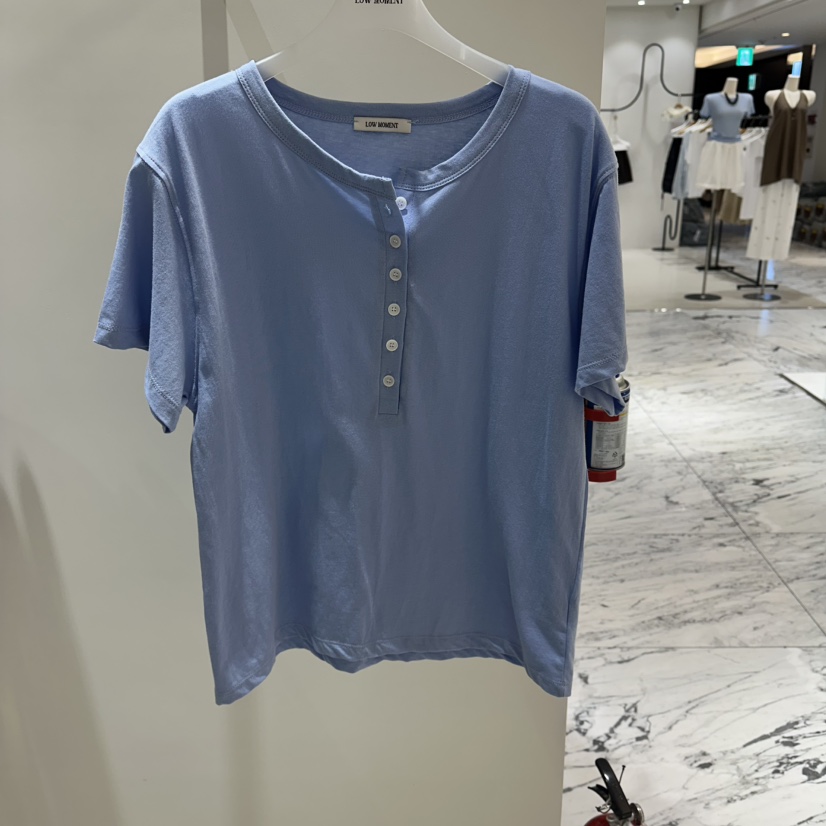 LOW MOMENT韓國東大門代購女士新品休閑時尚熱賣推薦T恤LOW MOMENTT恤圖色3
