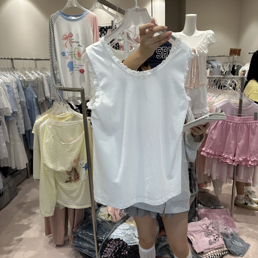MIMME/LOOKK韓國直郵女士新品熱賣推薦人氣吊帶背心無袖MIMME/LOOKK吊帶/背心