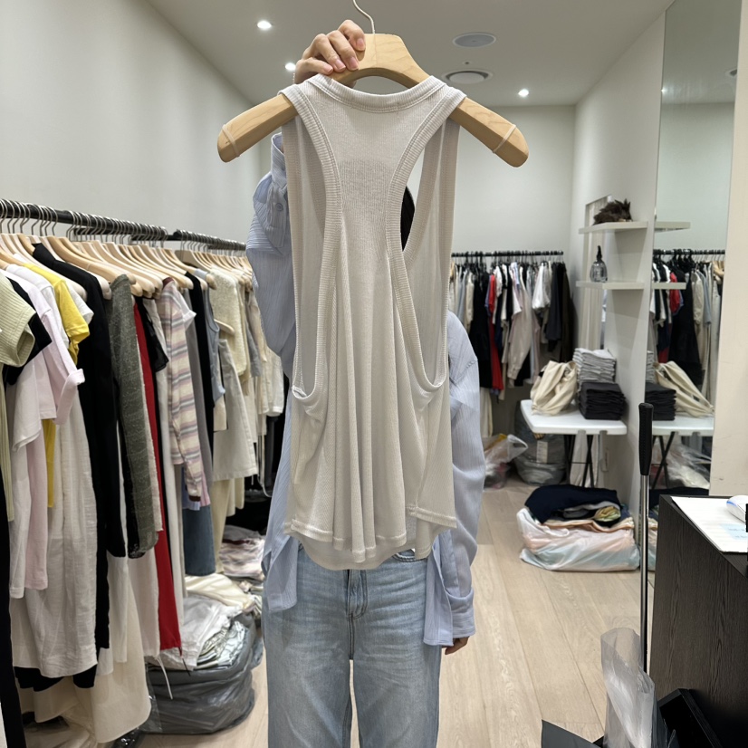 NOTTINGHAM/AVECNOUS/MODEST韓國直郵實拍女裝新品時尚吊帶背心無袖NOTTINGHAM/AVECNOUS/MODEST吊帶/背心