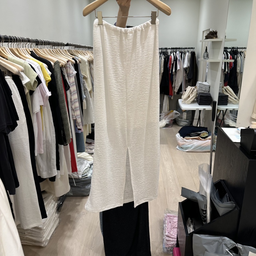NOTTINGHAM/AVECNOUS/MODEST韓國東大門直郵女裝新品熱賣長裙亞麻針織NOTTINGHAM/AVECNOUS/MODEST長裙