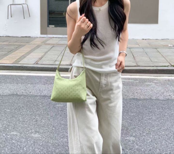 TROUVAILLE東大門實拍韓國女士新品26夏季熱賣手拿包腋下包TROUVAILLE手拿包/腋下包