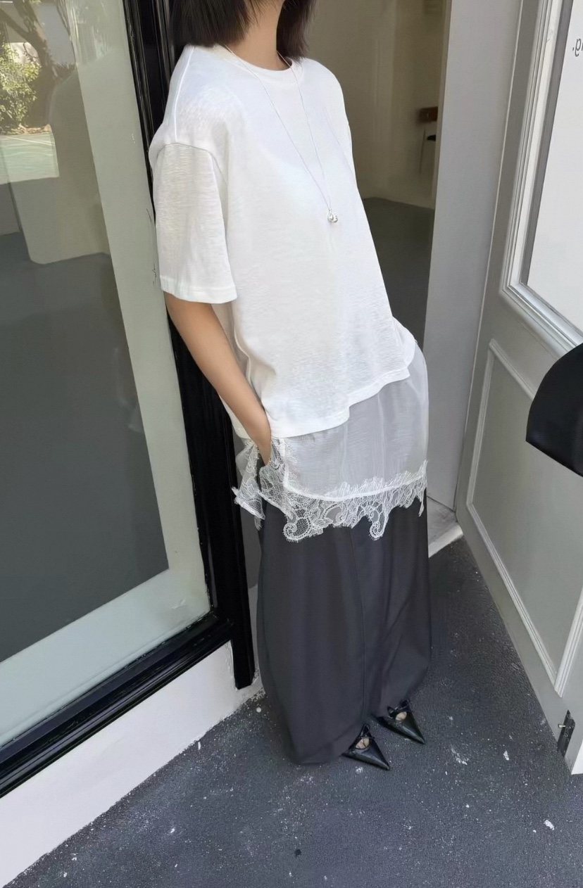 T STOR-티스토리-OT東大門實拍韓國女士新品熱賣推薦T恤T STOR-2件起T恤圖色1