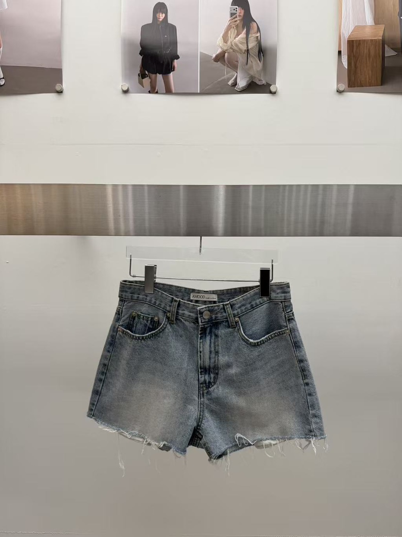 AMOOD韓國東大門代購女士新款熱賣人氣26夏季時尚短褲復古AMOOD短褲圖色1