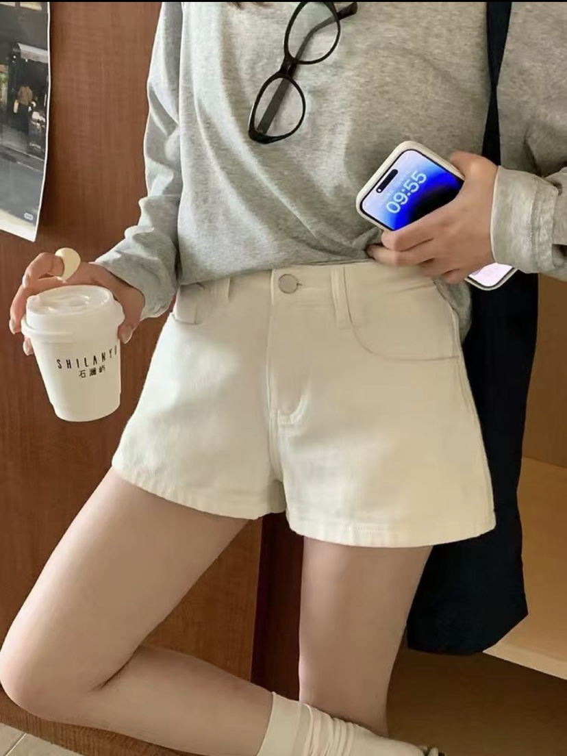 T STOR-티스토리-OT韓國直郵女裝新品時尚26夏季休閑短褲T STOR-2件起短褲圖色1