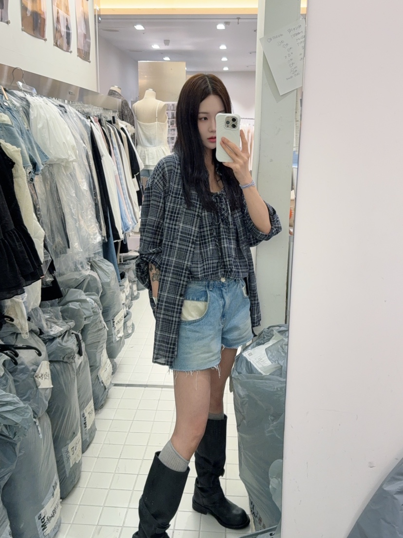 AMOOD韓國直郵女裝新款人氣26夏季時尚休閑熱賣推薦短褲AMOOD短褲