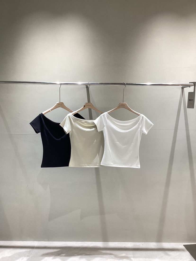 NEAR LEAP-P韓國東大門直郵女士新品休閑人氣26夏季T恤露肩NEAR LEAP/The N:LT恤