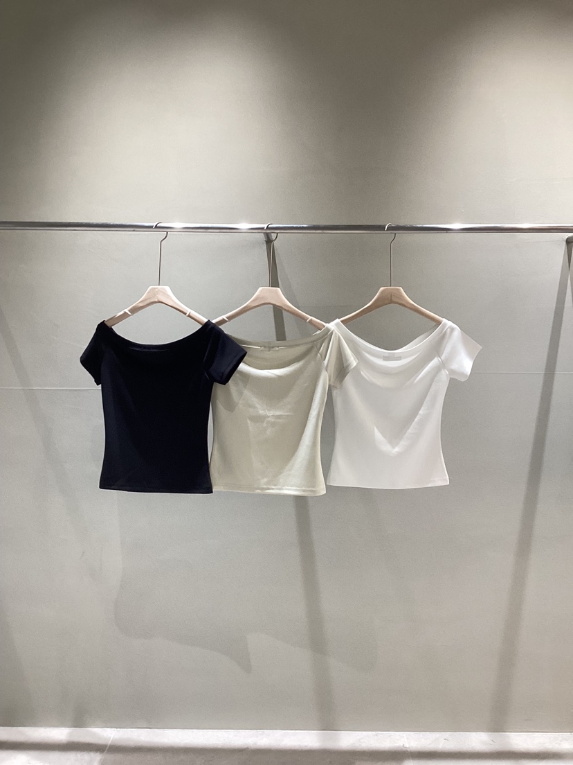 NEAR LEAP-P韓國東大門直郵女士新品休閑人氣26夏季T恤露肩NEAR LEAP/The N:LT恤
