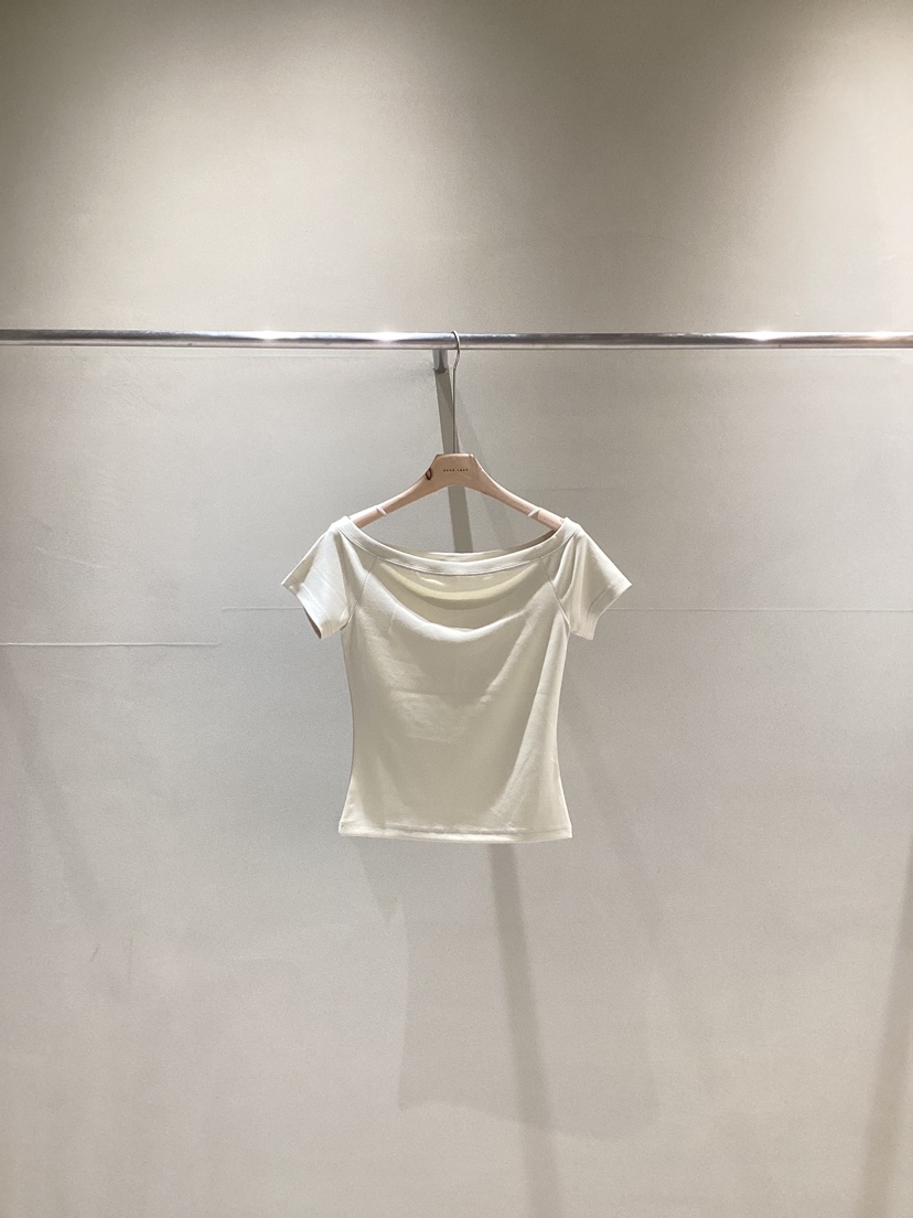 NEAR LEAP-P韓國東大門直郵女士新品休閑人氣26夏季T恤露肩NEAR LEAP/The N:LT恤圖色2