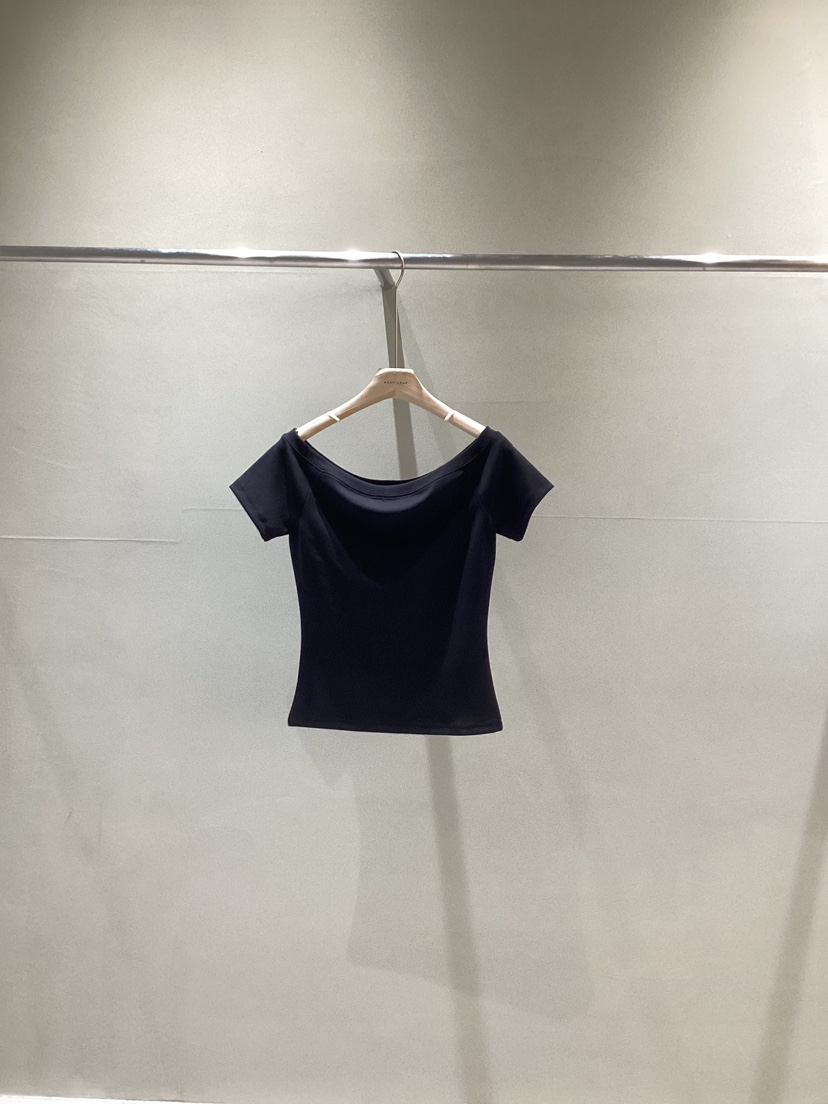 NEAR LEAP-P韓國東大門直郵女士新品休閑人氣26夏季T恤露肩NEAR LEAP/The N:LT恤圖色3