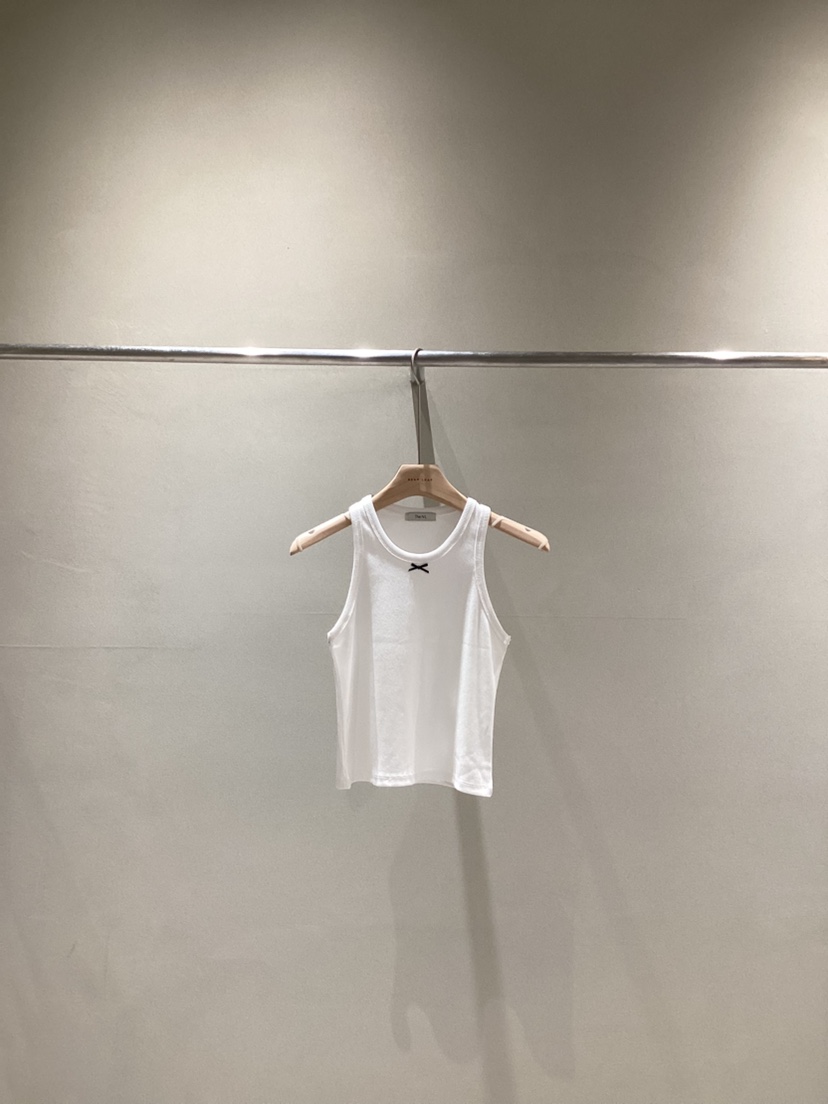 NEAR LEAP-P韓國東大門直郵女裝新品推薦吊帶背心緞帶羅紋NEAR LEAP/The N:L吊帶/背心圖色1