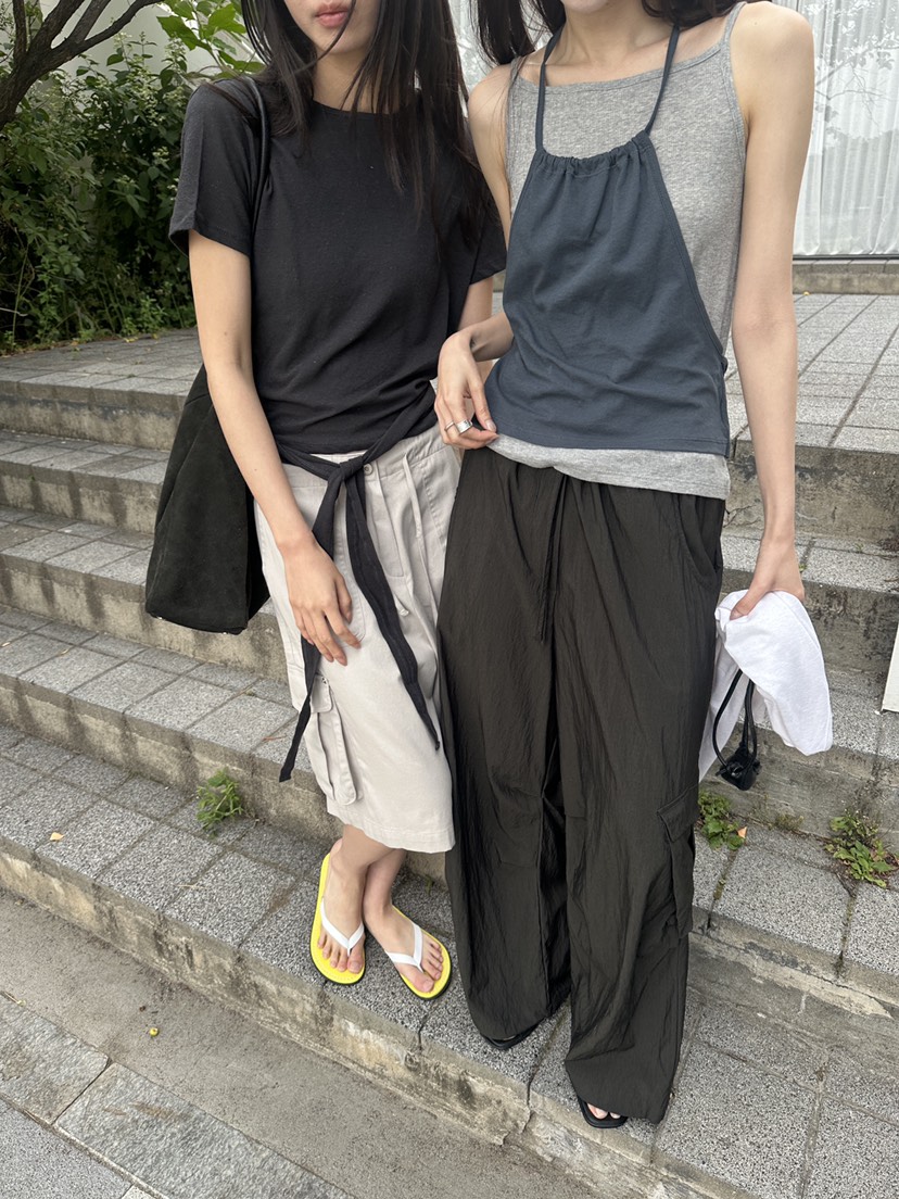 BOWIE東大門實拍韓國女裝新款推薦人氣休閑時尚熱賣26夏季T恤BOWIET恤