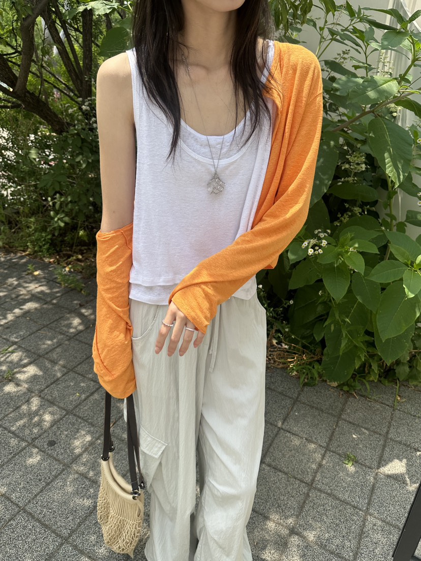 BOWIE韓國直郵實拍女士新品時尚推薦26夏季吊帶背心雙層無袖BOWIE吊帶/背心