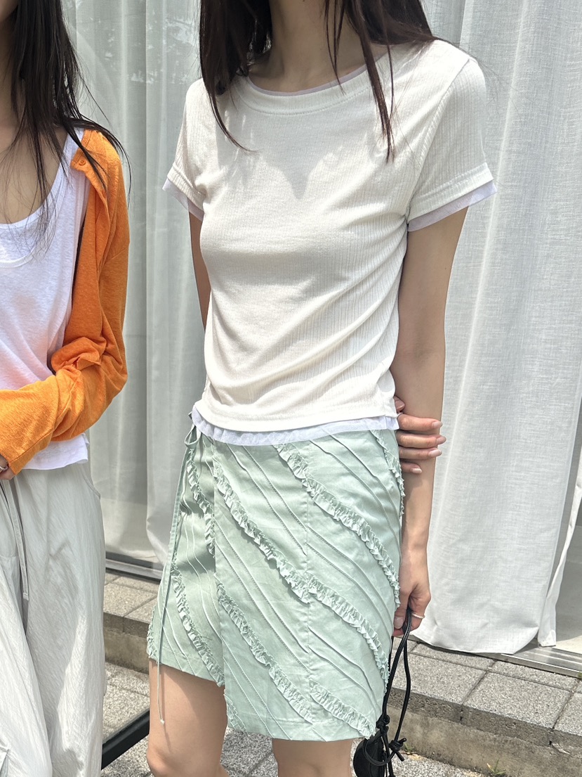 BOWIE韓國直郵實拍女士新品時尚推薦26夏季吊帶背心雙層無袖BOWIE吊帶/背心