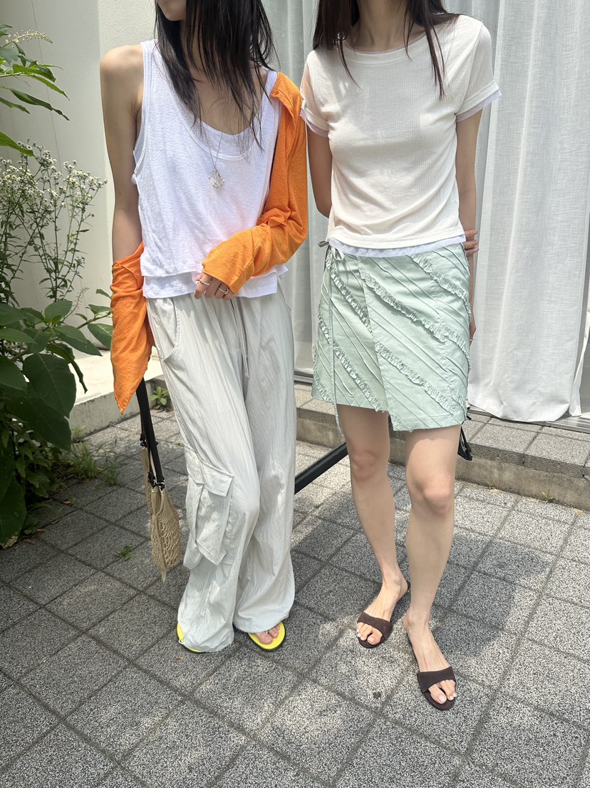 BOWIE韓國直郵實拍女士新品時尚推薦26夏季吊帶背心雙層無袖BOWIE吊帶/背心