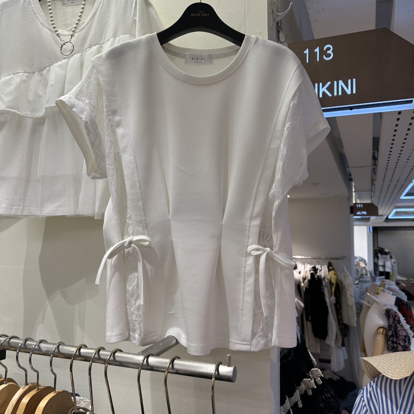 BIKINI韓國東大門直郵女裝新品時尚推薦26夏季休閑熱賣T恤BIKINIT恤圖色1