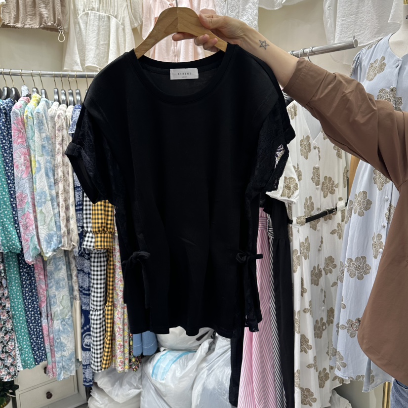 BIKINI韓國東大門直郵女裝新品時尚推薦26夏季休閑熱賣T恤BIKINIT恤圖色2