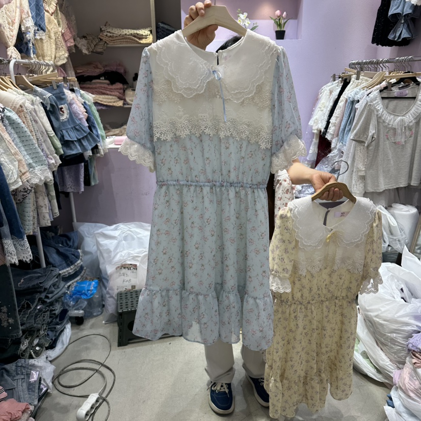 MS韓國直郵女裝新款時尚人氣休閑26夏季推薦熱賣連衣裙MS連衣裙圖色2