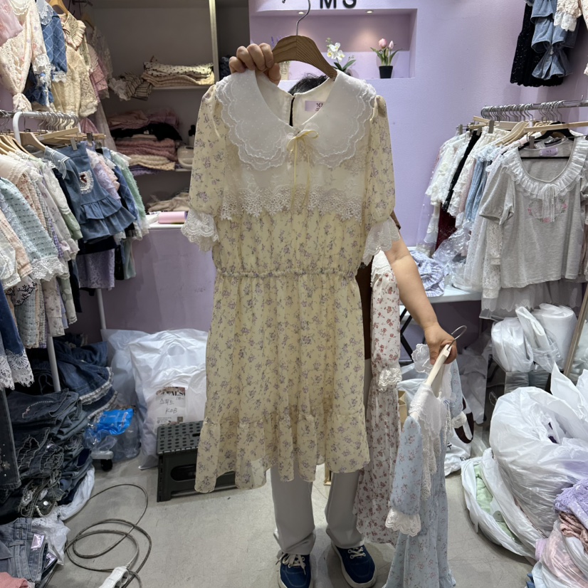 MS韓國直郵女裝新款時尚人氣休閑26夏季推薦熱賣連衣裙MS連衣裙圖色3