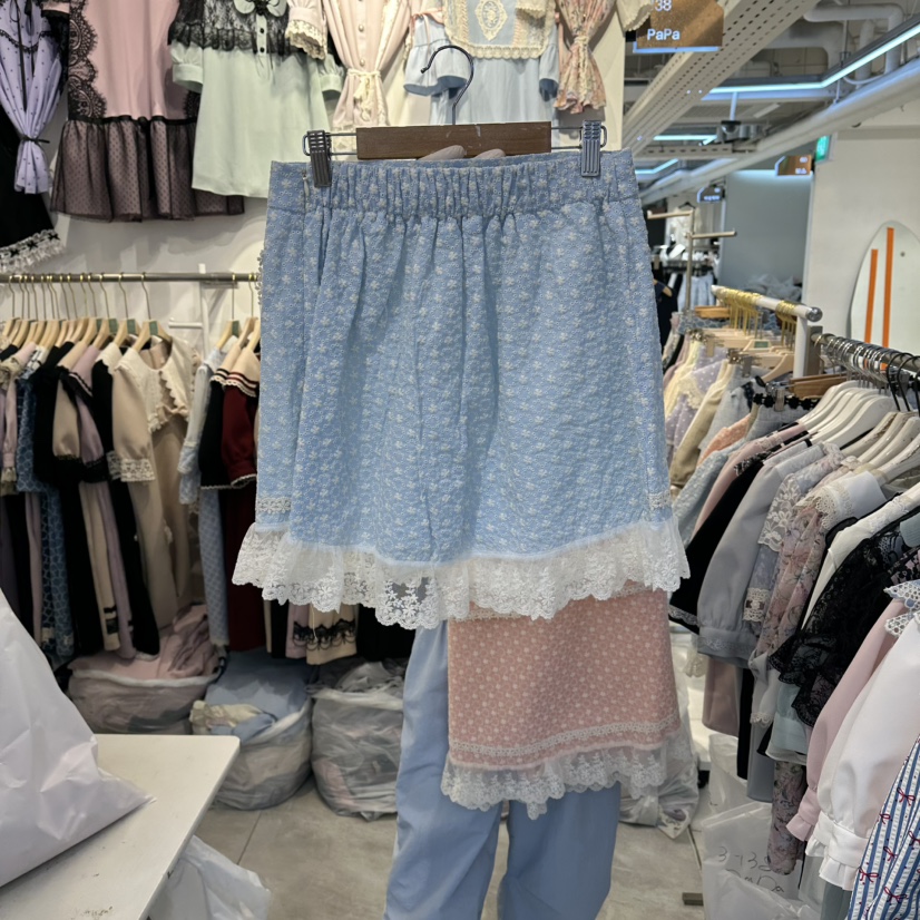 PAPA韓國代購女士新品26夏季人氣熱賣時尚休閑推薦裙褲Papaine/HALMADE裙褲