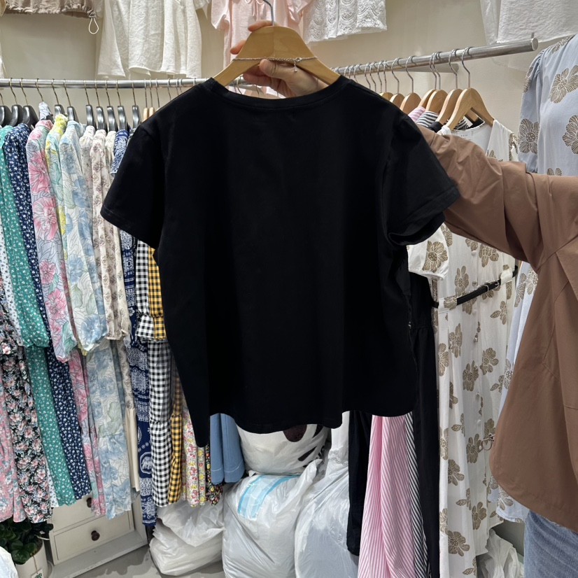 BIKINI韓國直郵女裝新品26夏季時尚休閑推薦熱賣T恤不含項鏈BIKINIT恤