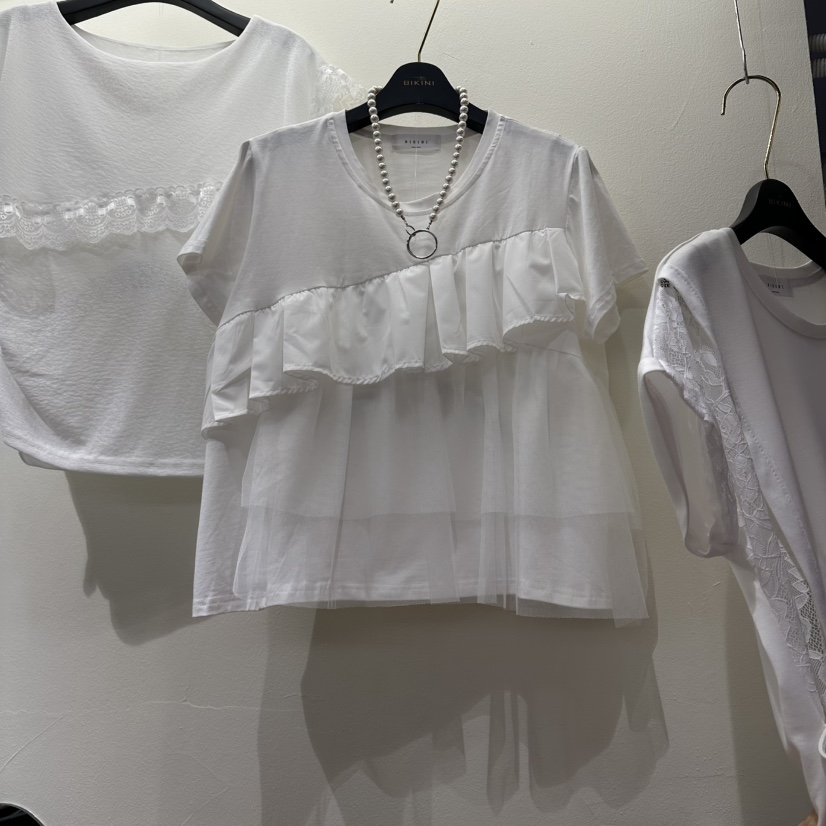BIKINI韓國直郵女裝新品26夏季時尚休閑推薦熱賣T恤不含項鏈BIKINIT恤圖色1