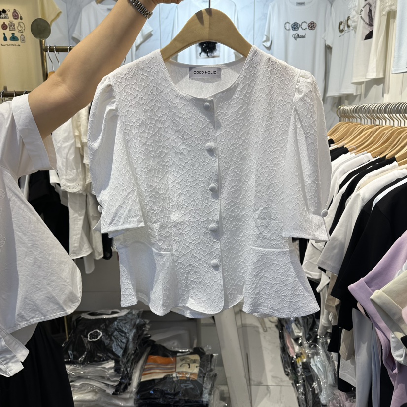COCO HOLIC韓國東大門代購女士新品26夏季熱賣休閑人氣夾克COCO HOLIC夾克圖色1