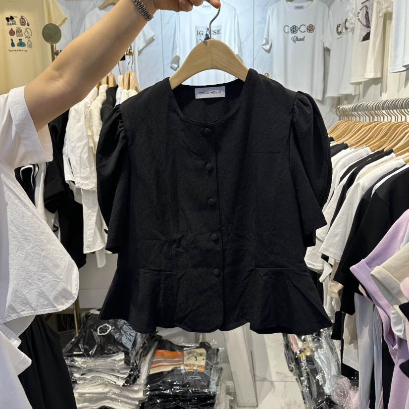 COCO HOLIC韓國東大門代購女士新品26夏季熱賣休閑人氣夾克COCO HOLIC夾克圖色2
