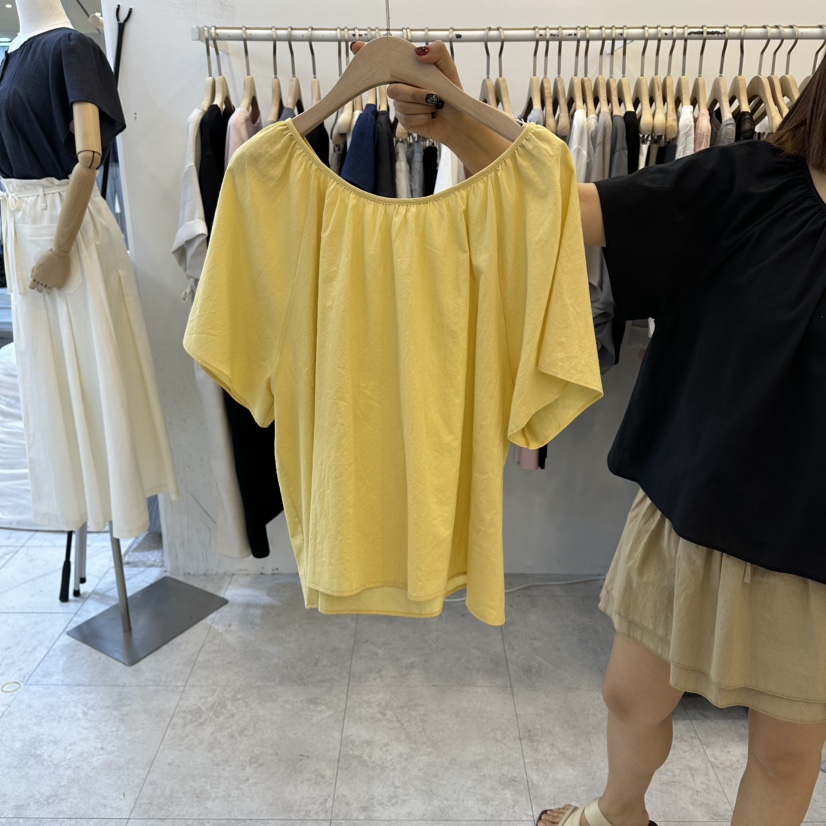 FUNNY POWDER韓國直郵女士新款26夏季休閑襯衫蕾絲衫復古THE FUNNY襯衫/蕾絲衫圖色2